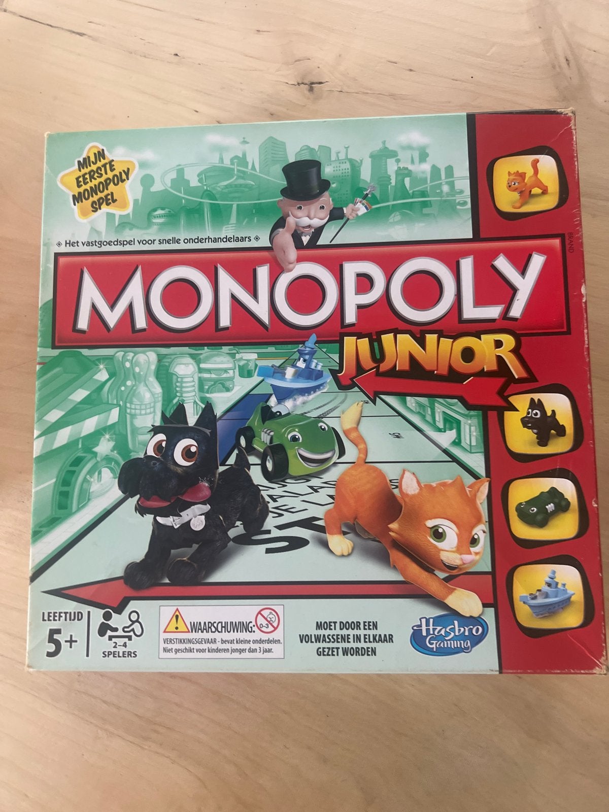 Monopoly Junior: Mijn Eerste Monopoly Spel (5+), Drie of vier spelers, Ophalen of Verzenden, Gebruikt