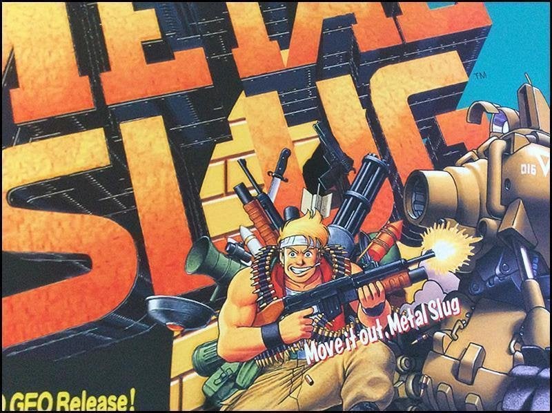 METAL SLUG snk neo geo retro arcade POSTER, Verzenden, Nieuw, A1 t/m A3, Film en Tv