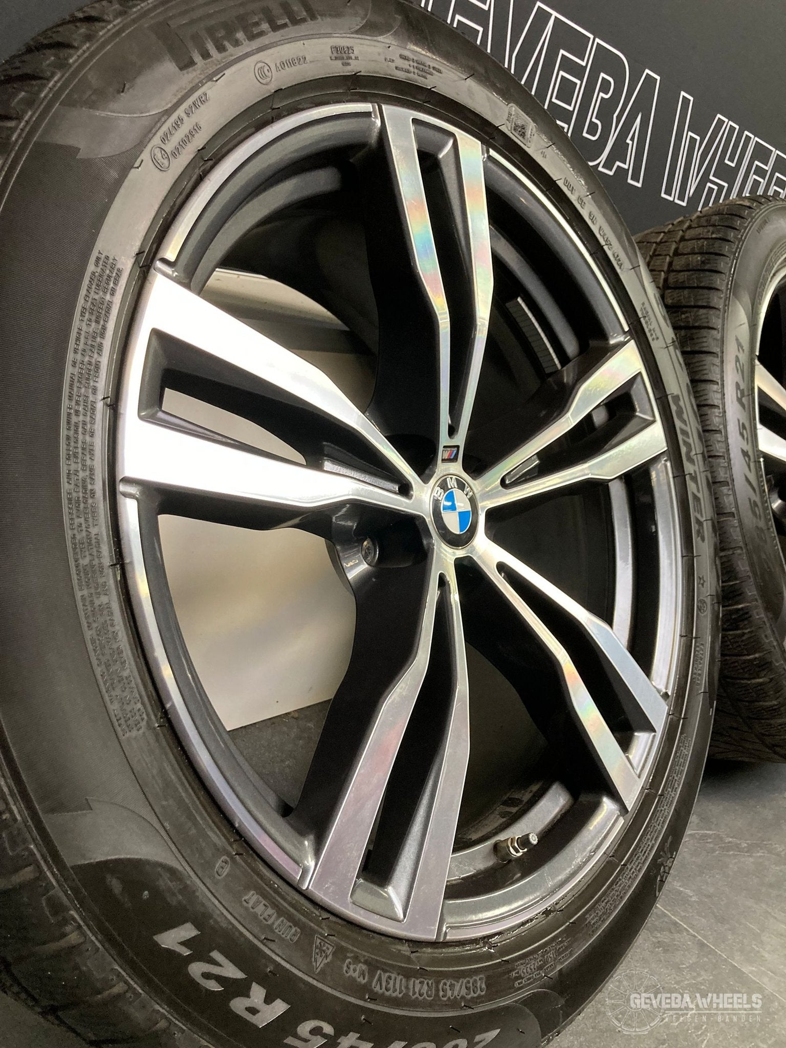 21” originele BMW X7 G07 velgen + winterbanden 754M 8074220, Auto-onderdelen, Gebruikt, -, 285 mm, -