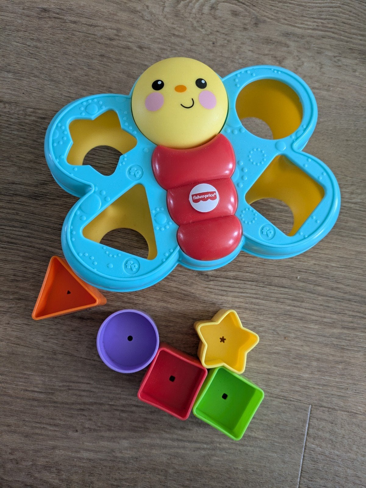 Fisher-Price Vlinder Vormenstoof - Educatief Speelgoed, Ophalen of Verzenden, Gebruikt, Overige typen