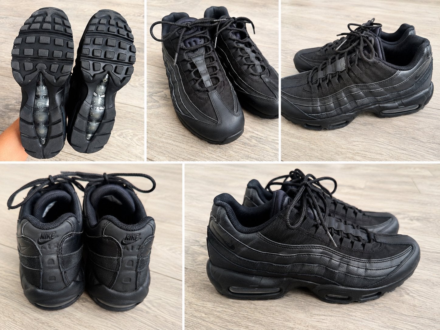 Nike Air Max 95 Essential / Triple Black. 43, Ophalen of Verzenden, Zo goed als nieuw, Zwart, Sportschoenen
