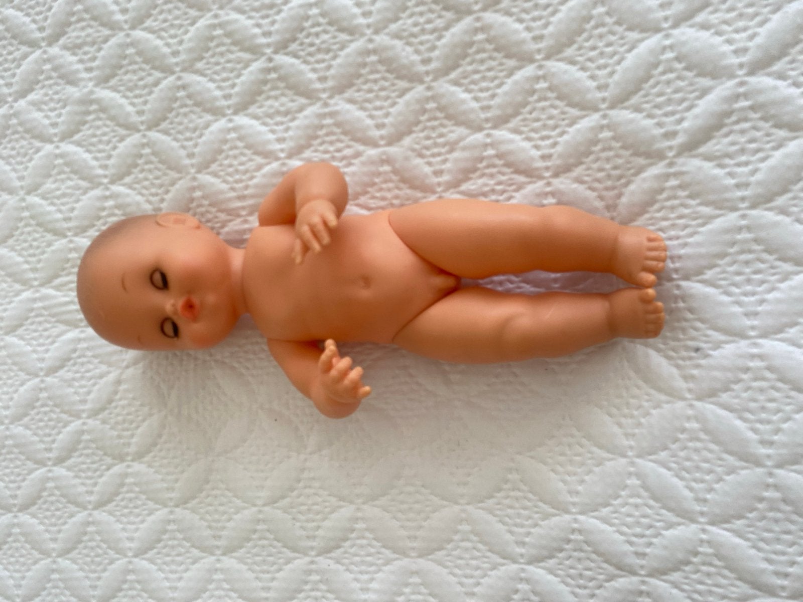 Schattig babypopje - jongetje, Ophalen of Verzenden, Gebruikt, Babypop