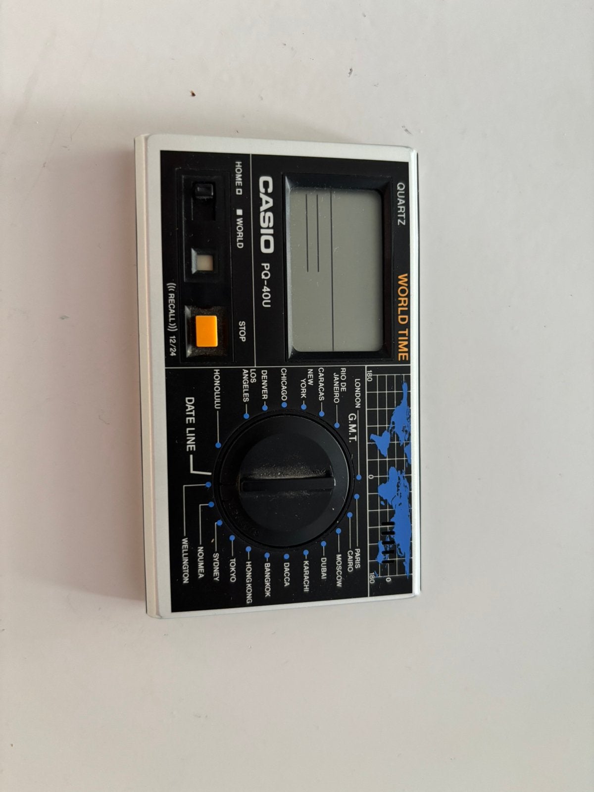 Vintage Casio reis-wereldklok, Ophalen of Verzenden