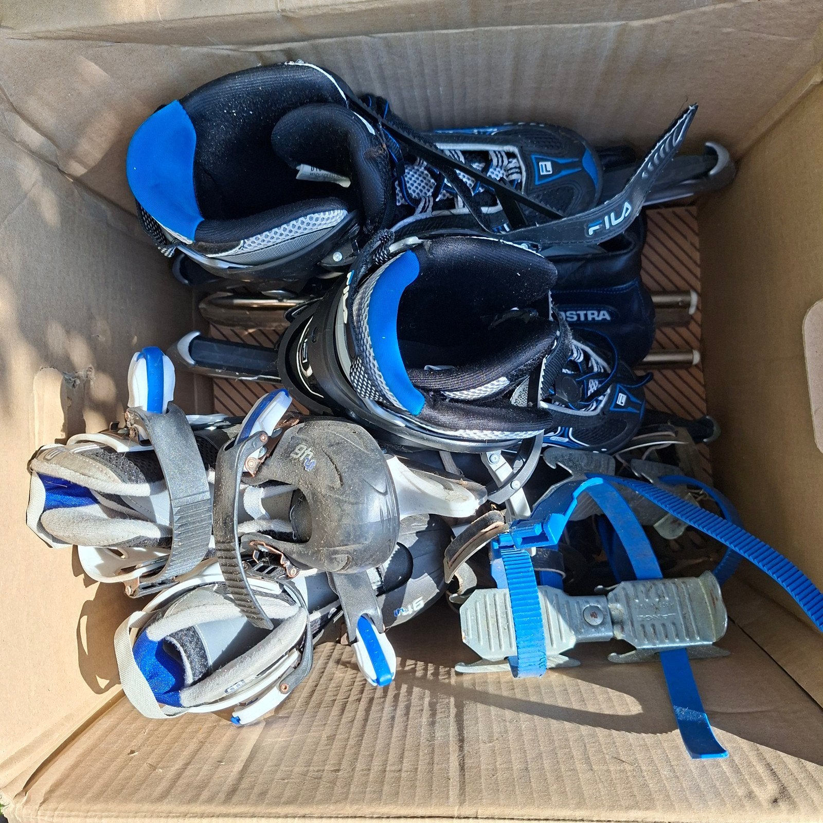 Diverse schaatsen: Viking, Zandstra, Nijdam, 2x IJzers, Ophalen of Verzenden, Gebruikt, Noren, Viking