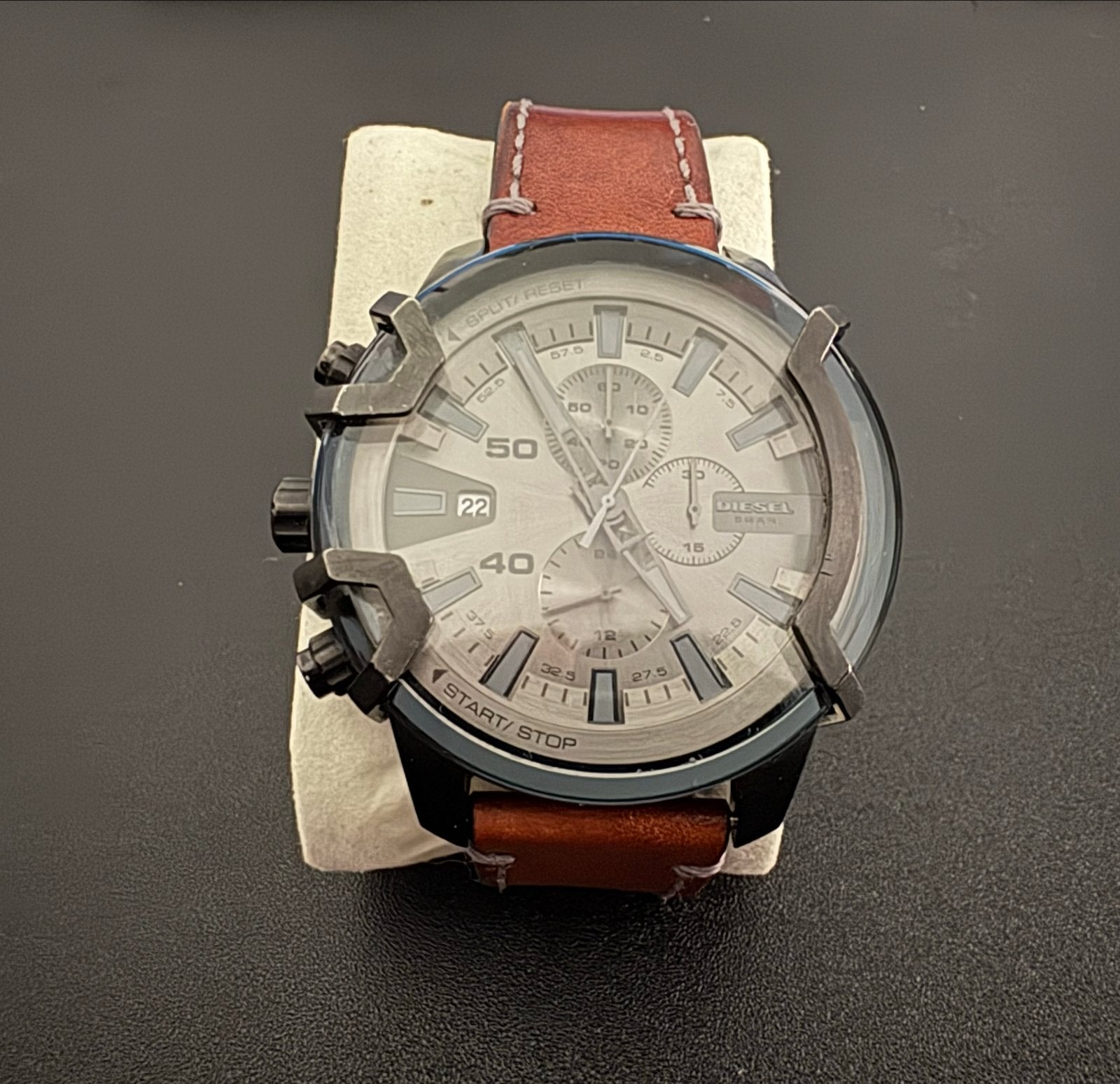 Diesel Herenhorloge met griffioen DZ4569, Sieraden, Tassen en Uiterlijk, Ophalen of Verzenden, Staal, Polshorloge, Overige merken