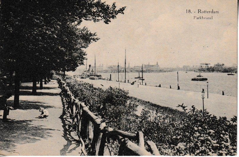 ROTTERDAM - PARKHEUVEL, Ophalen of Verzenden, 1920 tot 1940, Ongelopen, Zuid-Holland