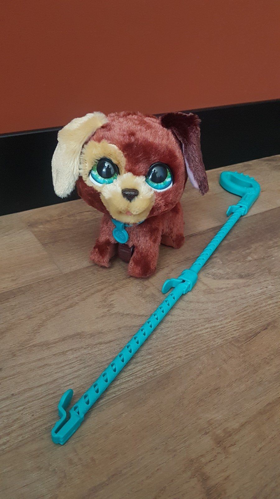 Fur Real walk-a-lots puppy, Zo goed als nieuw, Interactief, Bruin, Hond
