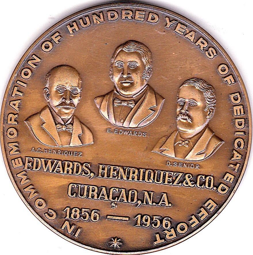 N.V. EDWARDS HENRIQUEZ & CO`S BANK. NEDERLANDSCHE HANDEL .., Postzegels en Munten, Ophalen of Verzenden, Overige materialen