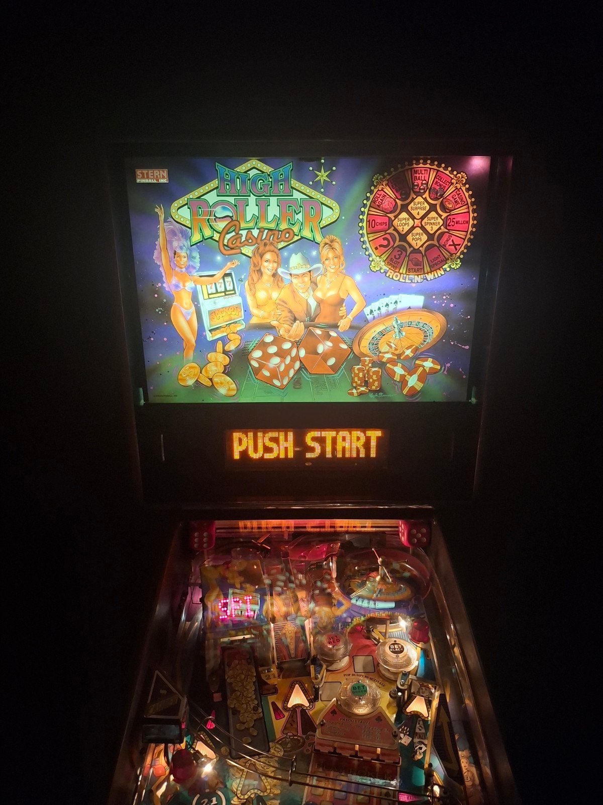 High Roller Casino Flipperkast  ruilen, Gebruikt, Stern, Ophalen of Verzenden, Dot-matrix