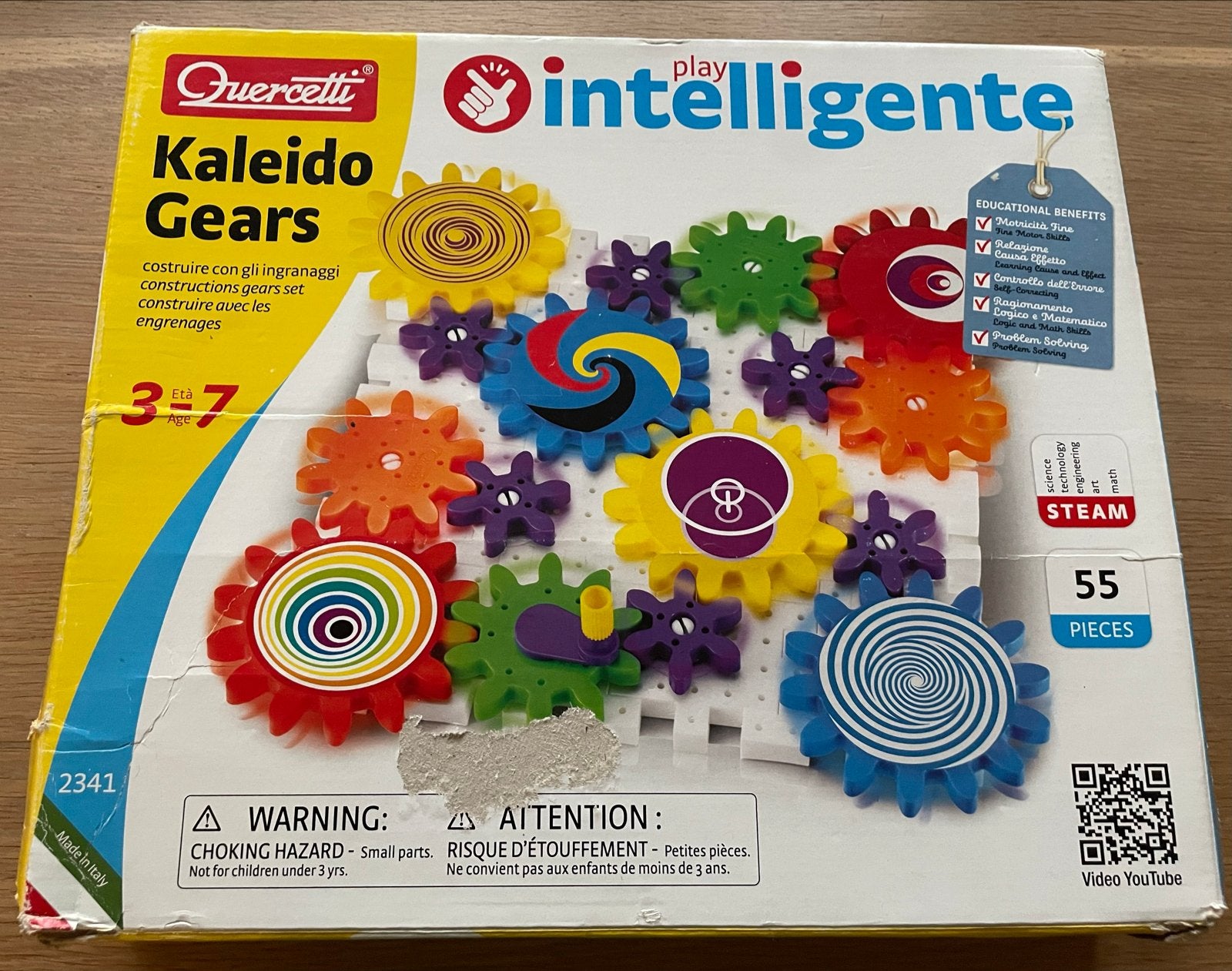Quercetti Kaleido Gears - Bouwset met tandwielen, Ophalen, Gebruikt, Overige merken