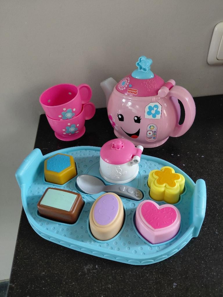 Fisher-price theeset, Kinderen en Baby's, Speelgoed | Fisher-Price, Ophalen, Zo goed als nieuw, Speelset, Met licht