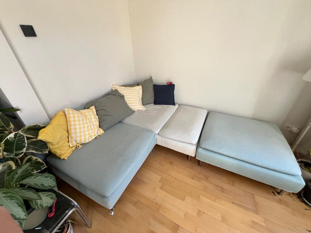 Ikea soderhamn, Huis en Inrichting, Banken | Bankstellen, Ophalen, Gebruikt, 150 tot 200 cm, Hoekbank