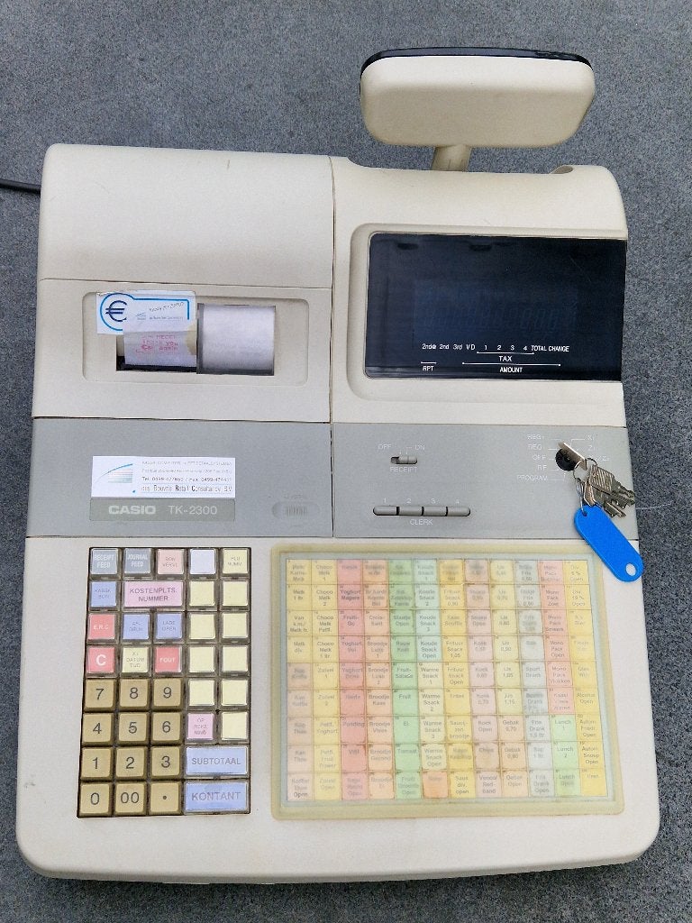 Casio TK-2300 kassa, Ophalen, Computers en Rekenmachines
