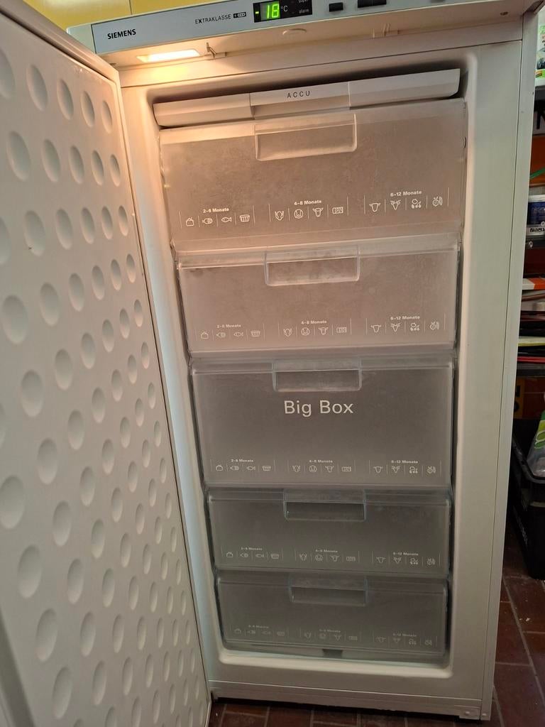 Siemens diepvrieskastIk, Ophalen of Verzenden, Minder dan 60 cm, 160 cm of meer