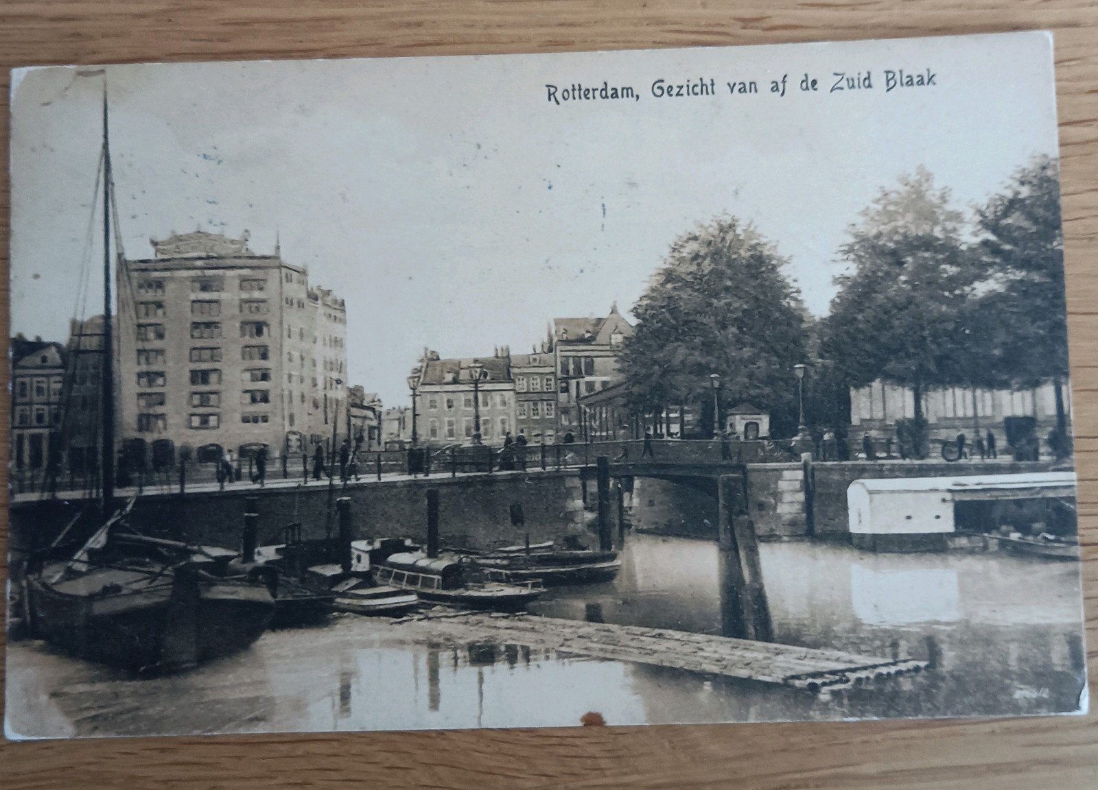 Ansichtkaart Rotterdam Zuid Blaak (1915), Ophalen of Verzenden, Voor 1920, Gelopen, Zuid-Holland