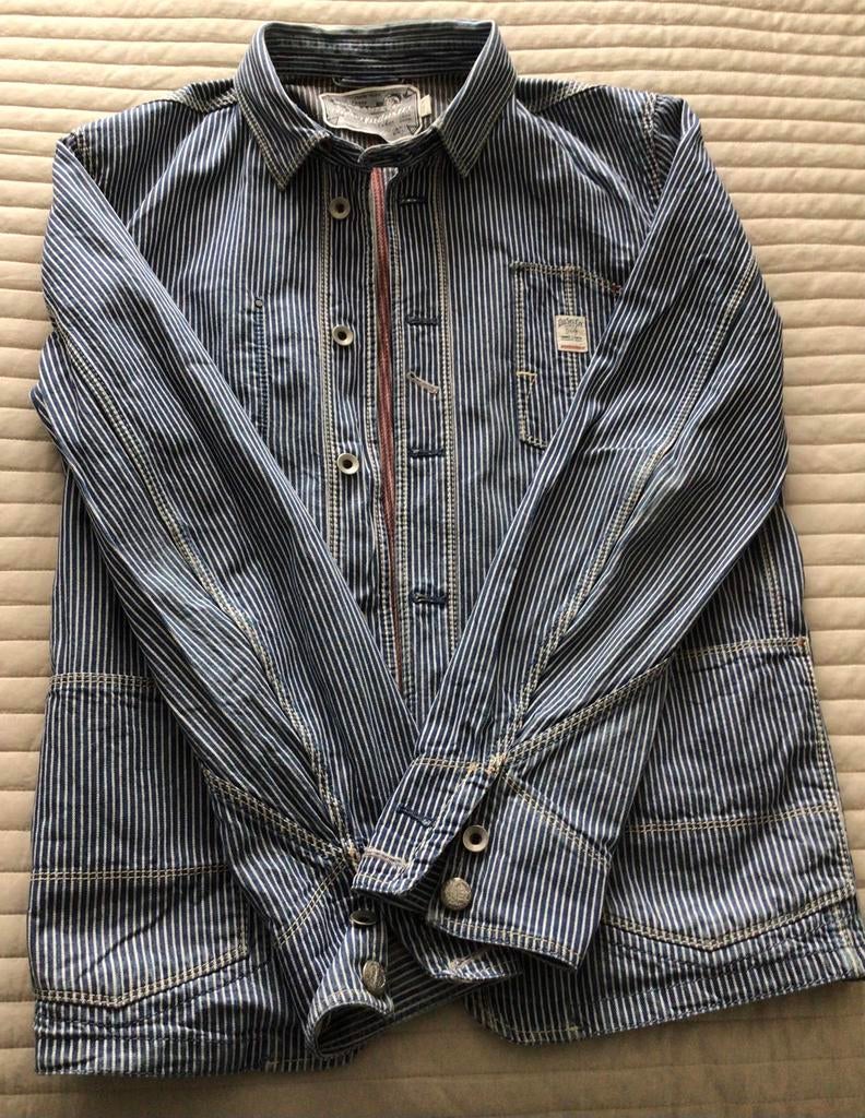 Spijkerjasje/blouse van Diesel XL, Ophalen, Zo goed als nieuw, Blauw, Halswijdte 43/44 (XL)