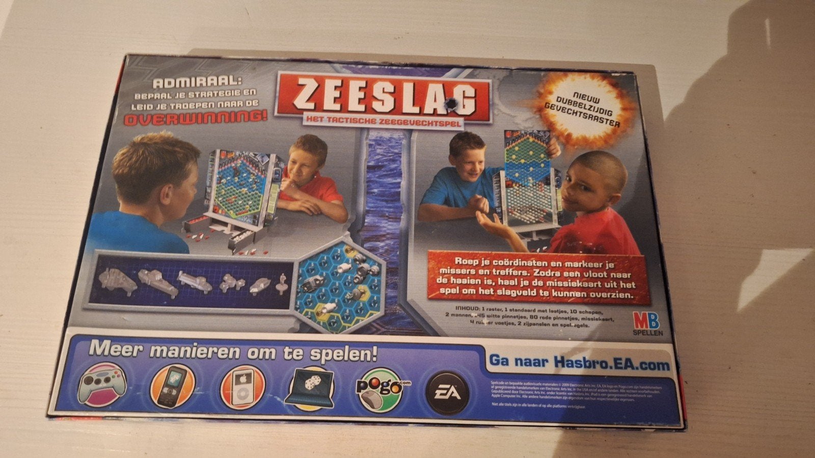 Zeeslag: Het Tactische Zeegevechtspel van Hasbro, Een of twee spelers, Ophalen of Verzenden, Zo goed als nieuw, Hasbro