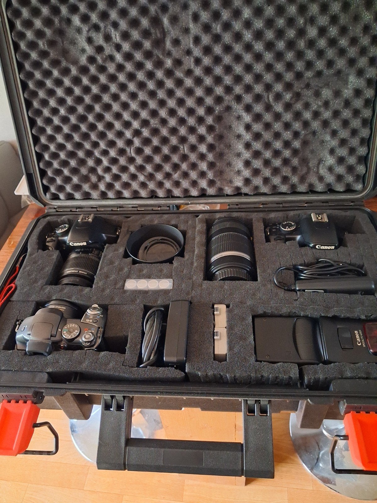 Canon EOS 450D Kit met 2 lenzen, flitser en Powershot S3 IS, Ophalen of Verzenden