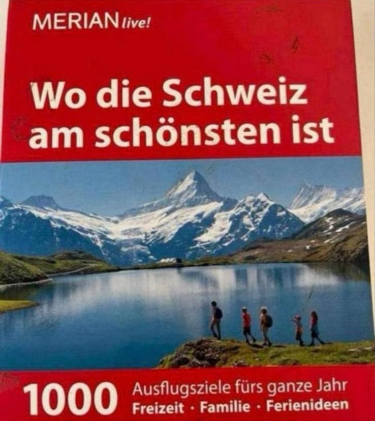 MERIAN live! Wo die Schweiz am schönsten ist - Reisgids, Ophalen of Verzenden, Reisgids of -boek