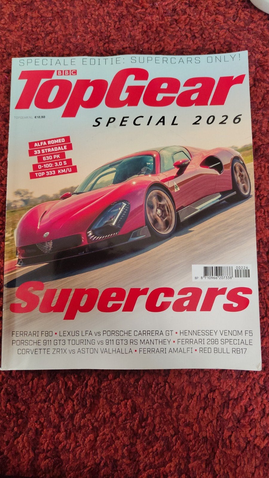 TopGear Special 2026 - Supercars Only!, Ophalen of Verzenden, Zo goed als nieuw, Overige typen