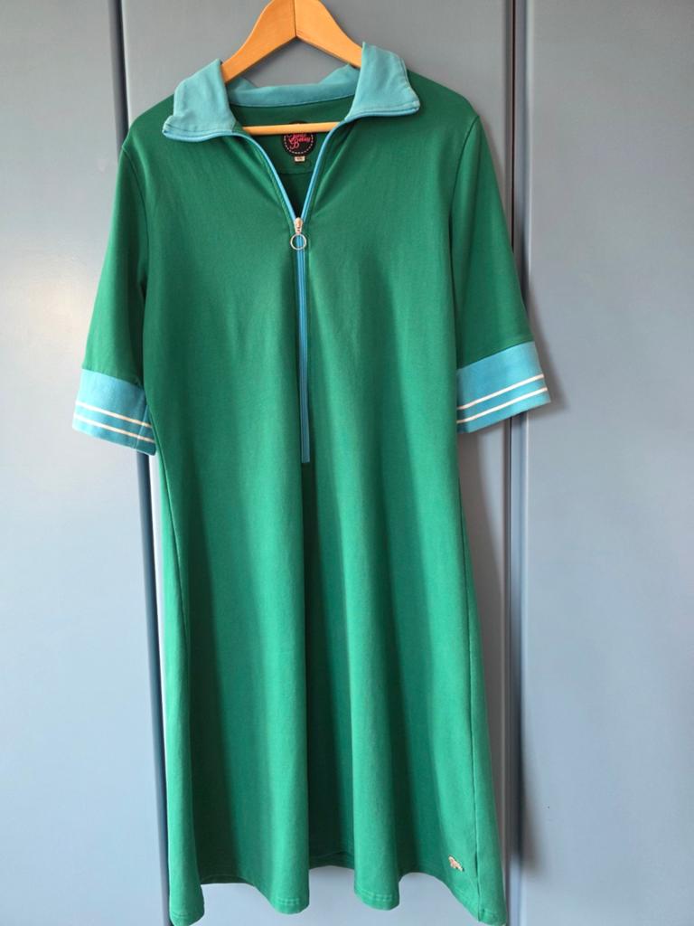 Tante Betsy XXL groen sportief jurkje nieuwstaat, Ophalen of Verzenden, Zo goed als nieuw, Maat 46/48 (XL) of groter, Groen