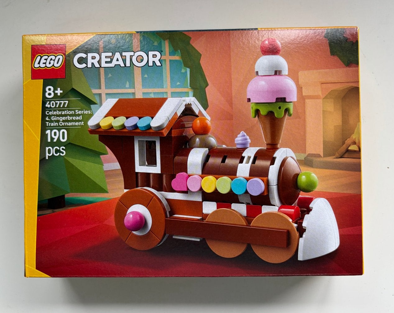 LEGO Creator 4077 Gingerbread Train Ornament Nieuw, Lego, Denemarken, Nieuw, Ophalen of Verzenden