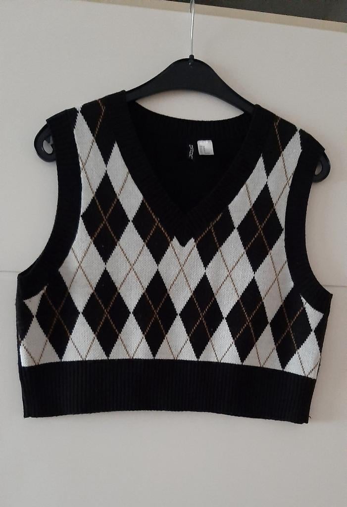 Dames spencer - Maat M, Maat 38/40 (M), H&M, Zwart, Ophalen of Verzenden