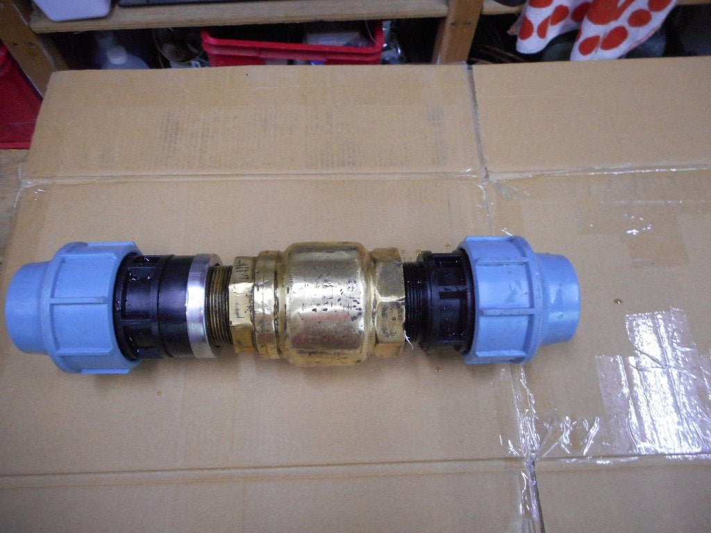 voetklep terugslag klep voor bronpomp 50mm brons, Ophalen of Verzenden, Gebruikt, Minder dan 50 mm, Overige typen