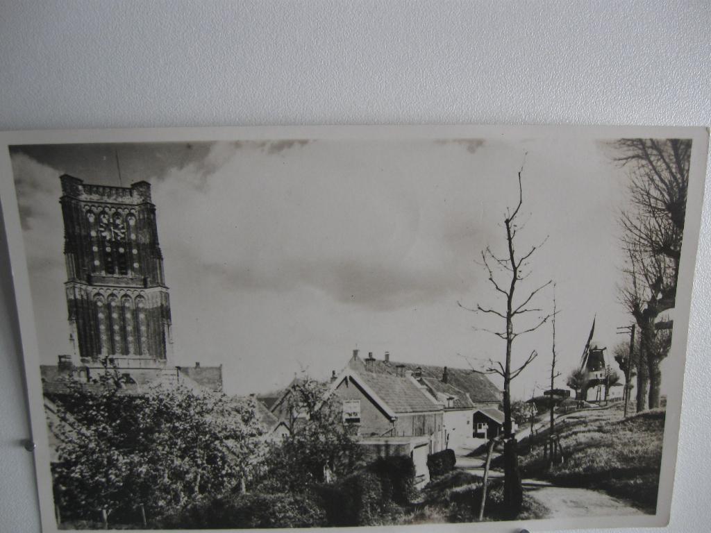 9376-7 Woudrichem, gezicht op     echte foto, Verzenden, 1960 tot 1980