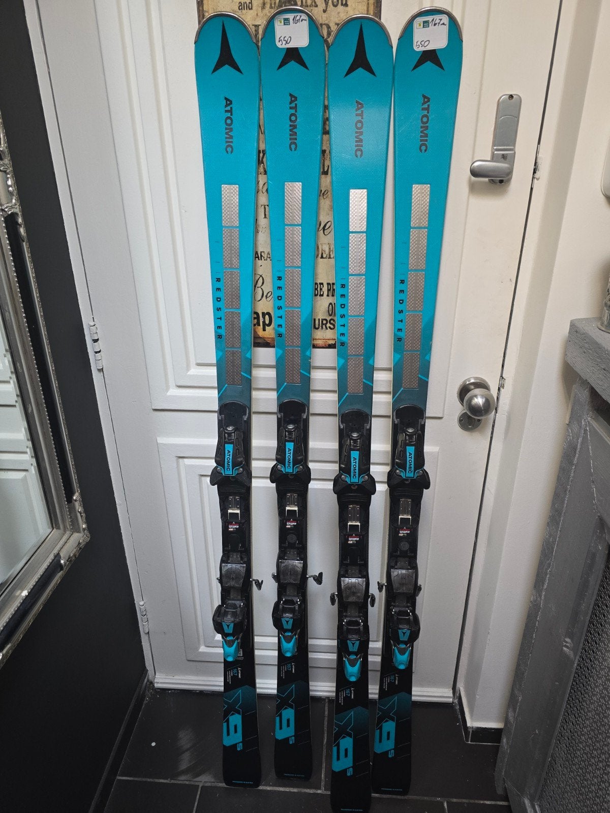 167cm ATOMIC REDSTER X9 S REVOSHOCK RVSK X9S VOOR KENNER, 160 tot 180 cm, Ophalen of Verzenden, Zo goed als nieuw, Carve