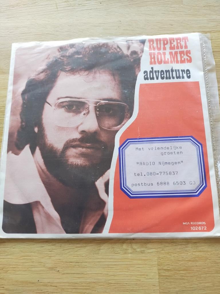 Rupert Holmes , adventure, Cd's en Dvd's, Vinyl Singles, Ophalen of Verzenden, Zo goed als nieuw, Pop