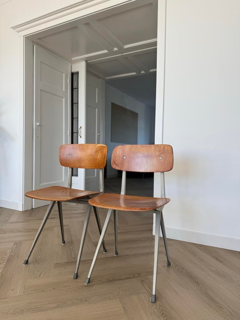 Vintage Friso Kramer Result stoelen (set van 2), Ophalen