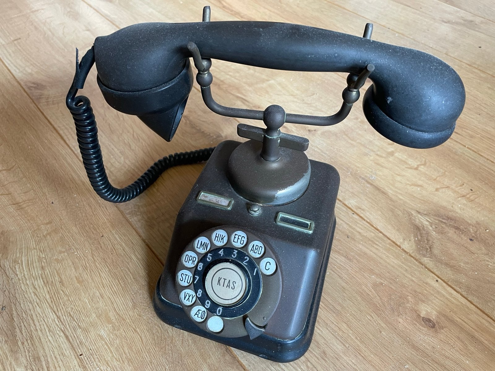 Vintage KTAS Draaischijf Telefoon - Antiek Model, Ophalen of Verzenden