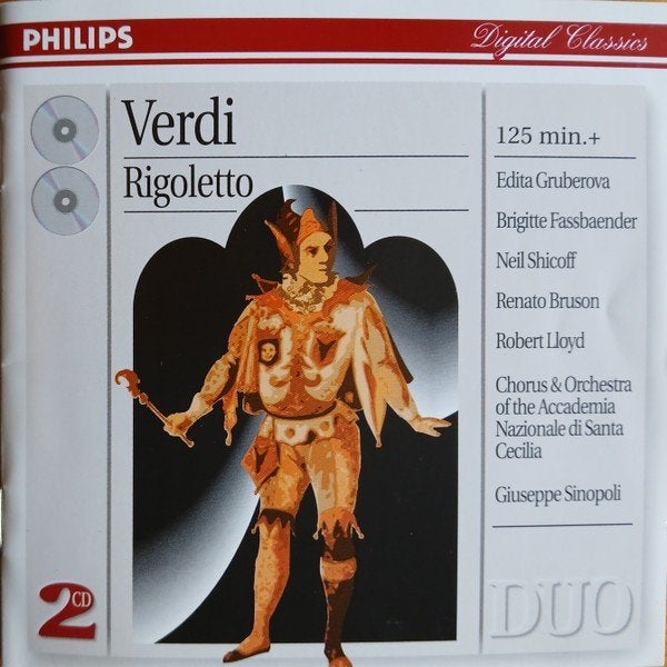 Verdi Rigoletto Dubbel CD, Gebruikt, Boxset, Verdi, Opera of Operette