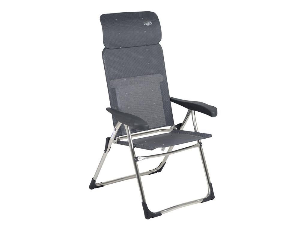3x Crespo AL-213 Compact Standenstoel (Dark Grey) - ZGAN., Ophalen, Zo goed als nieuw, Campingstoel