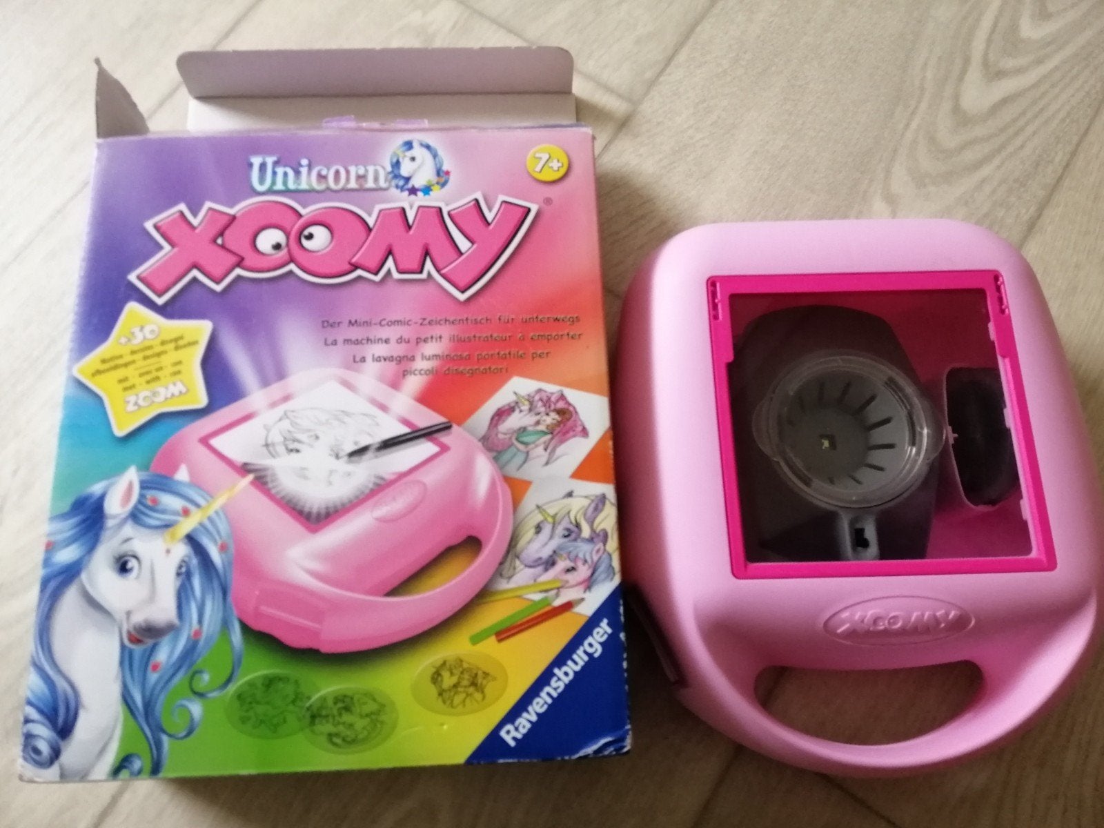 Ravensburger Xoomy Unicorn Mini-Comic Tekentafel, Ophalen, Zo goed als nieuw, Knutselen, Met licht