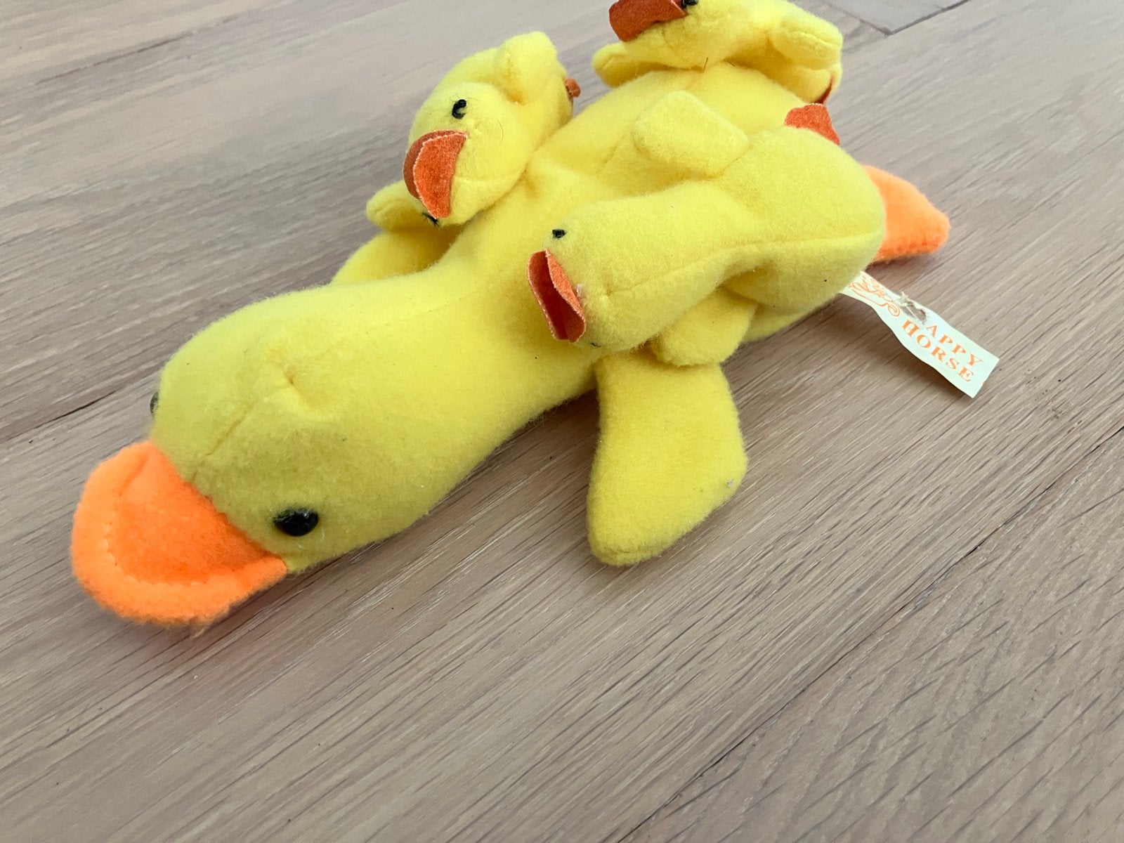 Happy Horse knuffel vintage eend met jonge eendjes, Kinderen en Baby's, Speelgoed | Knuffels en Pluche, Gebruikt, Geel, Happy Horse