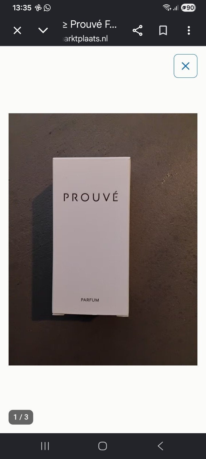 prouvé  parfum, Ophalen of Verzenden, Zo goed als nieuw