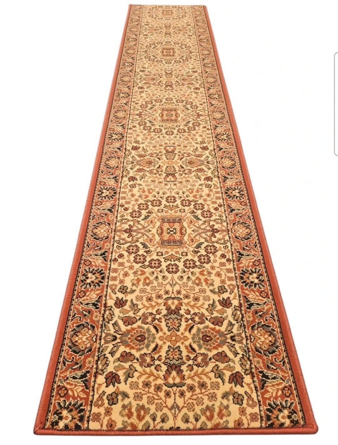 Vintage oosters Kasbah loper runner Floral pink 51x231cm, Klassiek, Oosters, Traditioneel, 200 cm of meer, Www.hypepopup.nl, Zo goed als nieuw