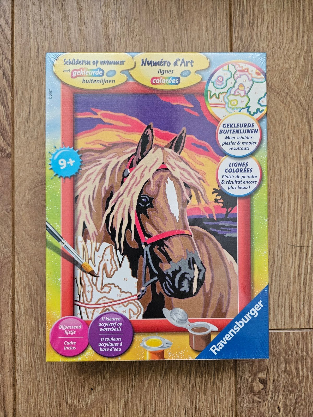 Schilderen op nummer. Paard.  Nieuw in verpakking. Ravensbur, Ophalen, Nieuw, Overige typen