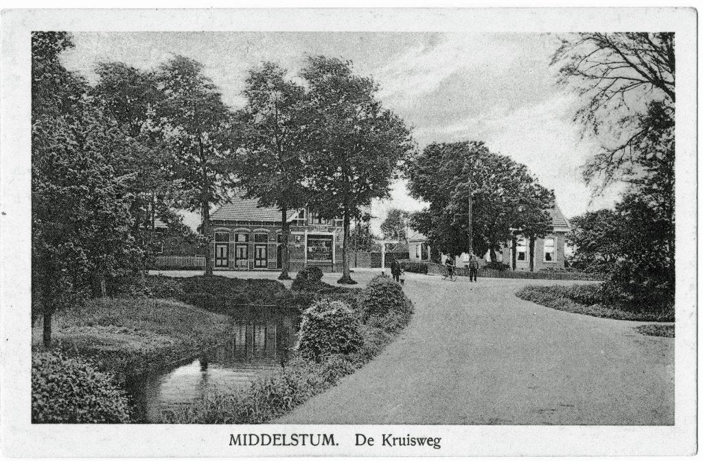 Middelstum, De Kruisweg, 1926, Verzenden, 1920 tot 1940, Gelopen