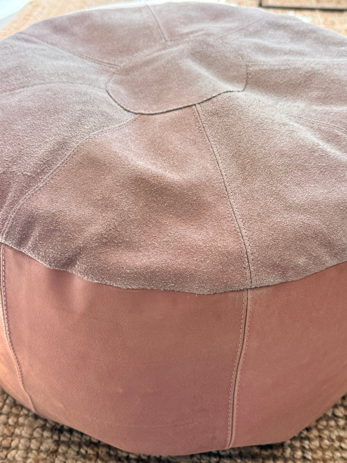 Sissy-Boy leren poef roze, Ophalen, Minder dan 50 cm, Gebruikt, Rond