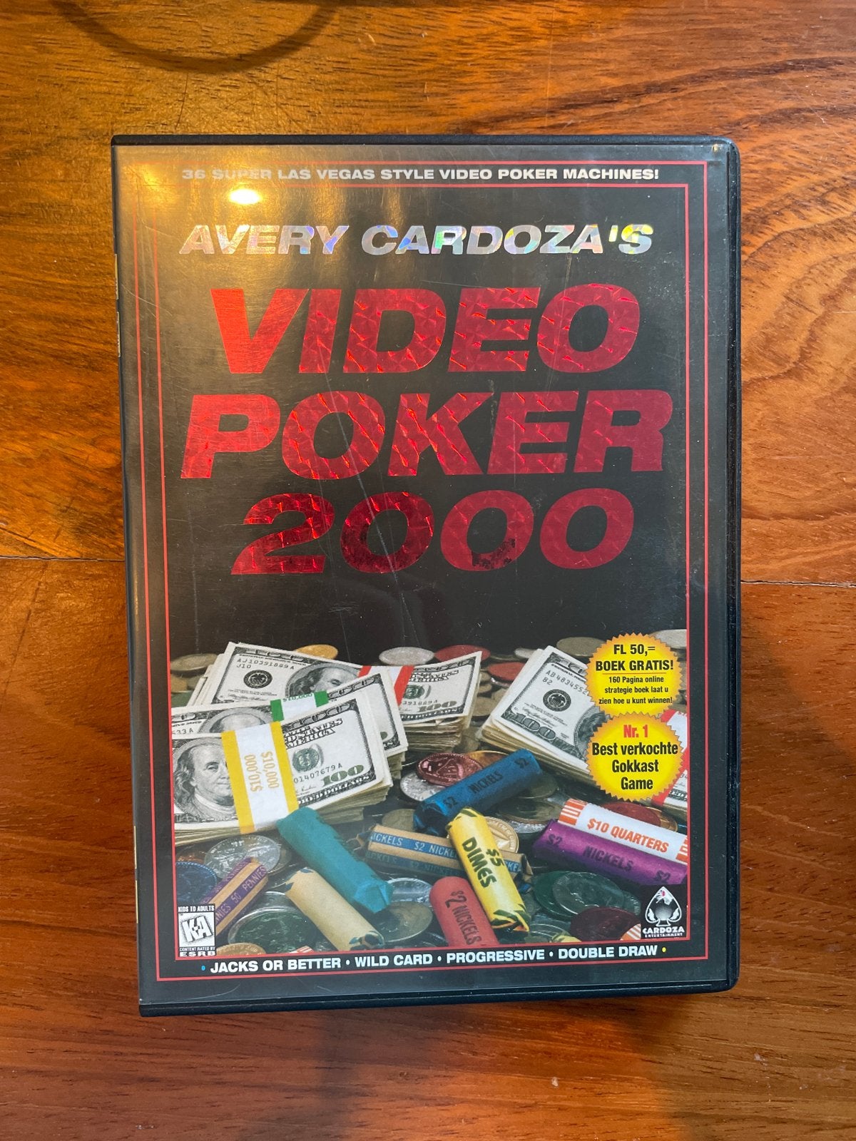 Avery Cardoza's Video Poker 2000 - PC CD-ROM, Gebruikt, Vanaf 18 jaar, Overige genres, 1 speler