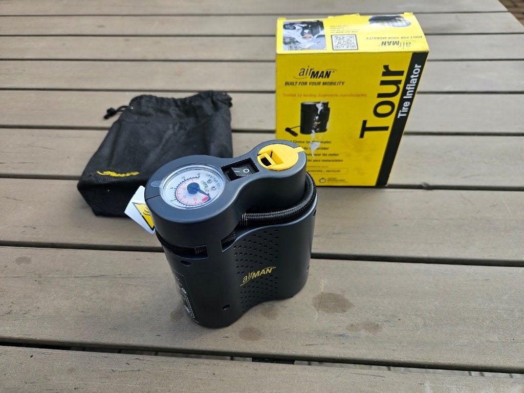 AirMan Tour Compressor - Compacte Bandenpomp, Ophalen of Verzenden, Gebruikt