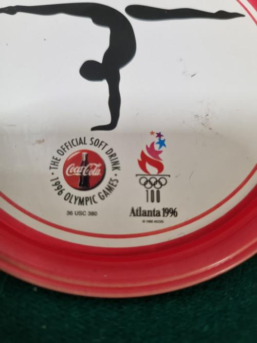Onderzetter coca cola atlanta 1996, Verzamelen, Retro, Ophalen of Verzenden