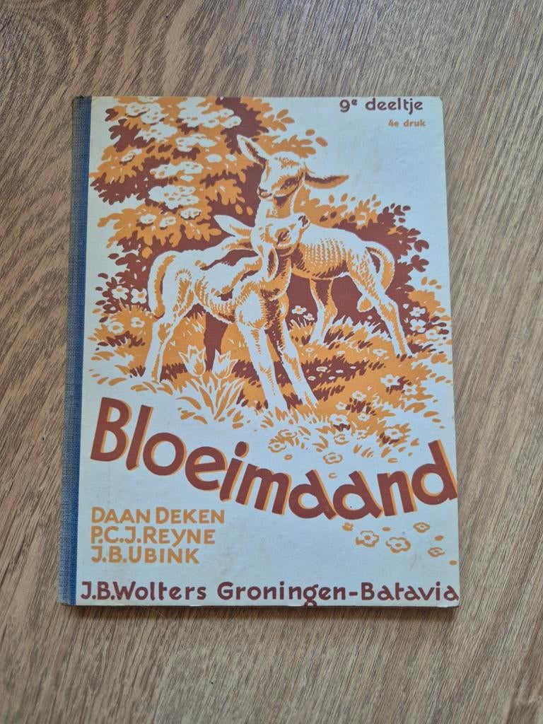 Bloeimaand - leesboekje lagere school 1946, Verzenden, Daan Deken, P.C.J. Reyne, J.B. Ubink