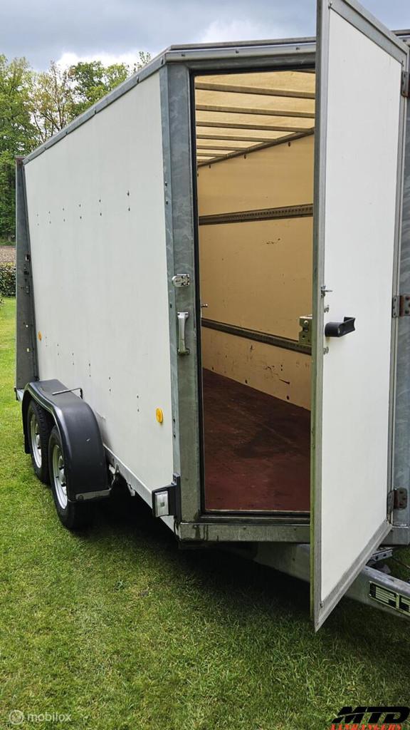 Ifor williams gesloten aanhanger met klep deuren én zijdeur, Auto diversen, Aanhangers en Bagagewagens, Gebruikt