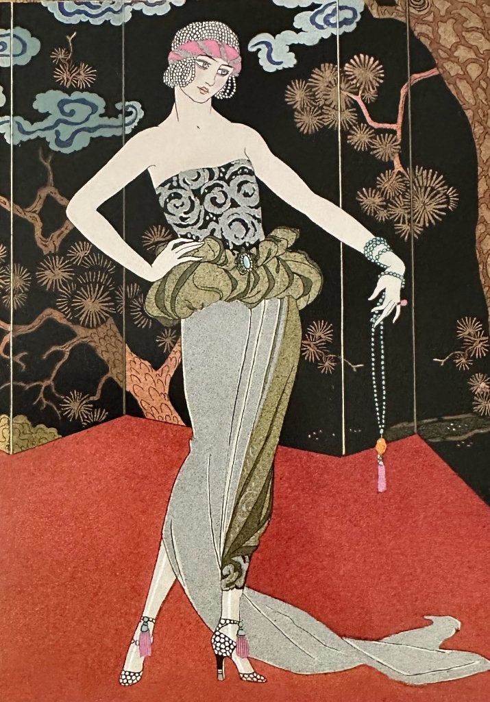 00115  GEORGES BARBIER ~ The fashion for Lacquer, Verzenden, 1980 tot heden, Ongelopen, Overige thema's