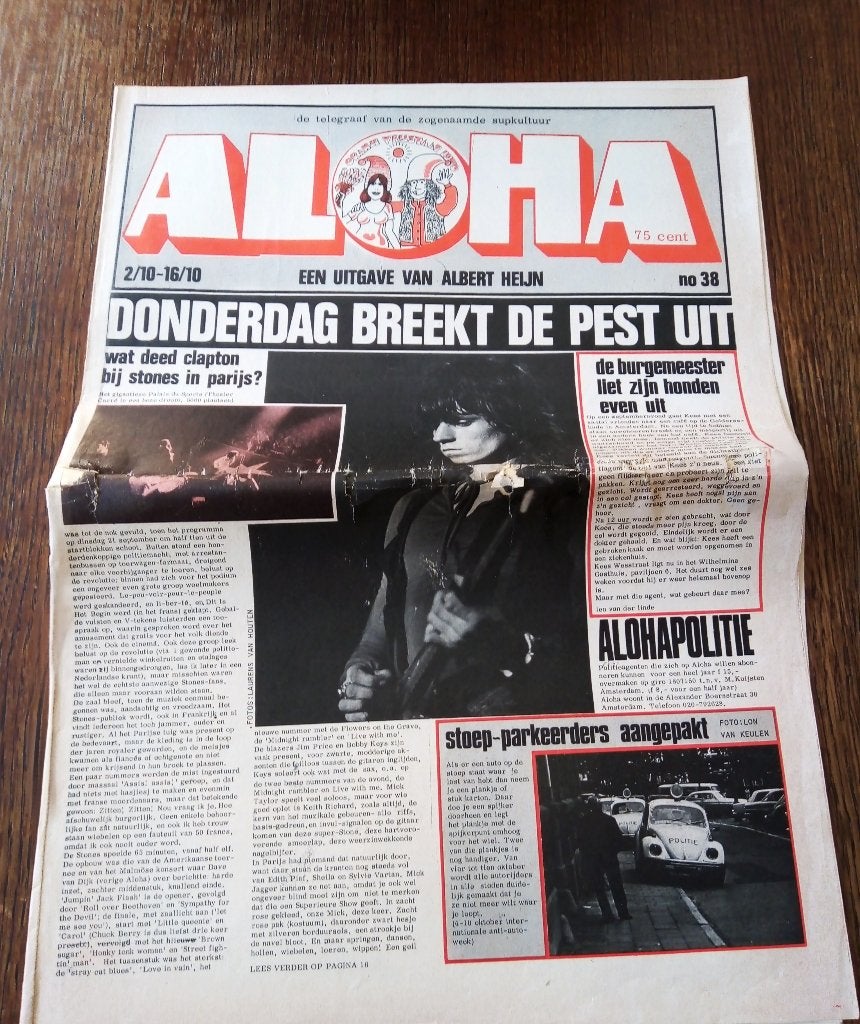 aloha nr.38 *1970*-rolling stones, Ophalen of Verzenden, Gelezen, Muziek, Film of Tv