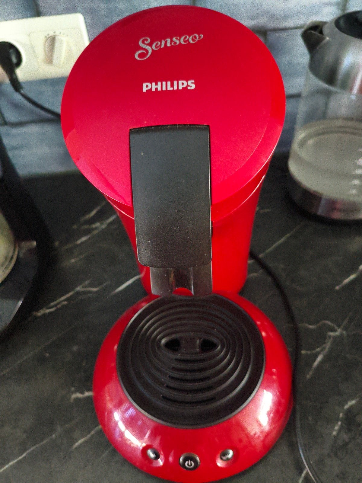 Philips Senseo Original HD6554/60 Rood Koffiepadapparaat, Ophalen, Koffiepads en cups, Gebruikt, Koffiemachine